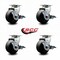 Service Caster Tool Box Caster Wheel Set 4'' Glass Filled Nylon Swivel Casters, 4PK TOOL-SCC-20S420-GFNB-TLB-4 - alternate 2